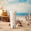 کرم ژل ضد آفتاب با SPF50 روشن کننده مناسب انواع پوست حجم 40 میل ساین اسکین