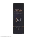 کرم ضد آفتاب کرم پودری با SPF40 رنگی بژ طبیعی مناسب پوست چرب حجم 30 میل مدیسان