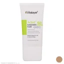 ضد آفتاب فلوئیدی با SPF50 رنگی نچرال بژ مدل Activit مناسب پوست چرب و مختلط حجم 50 میل ویتالیر