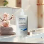 کرم مرطوب کننده پمپی پوست دست و صورت مدل Aqua Satin حجم 500 میل هیدرودرم