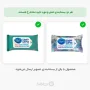 دستمال مرطوب پاک کننده دست و صورت بسته 12 عددی دافی