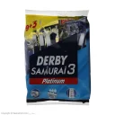 خود تراش مدل Samurai 3 بسته 12 عددی سه لبه دربی