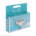 تیغ یدک 3 لبه زنانه مدل Venus Smooth بسته 4 عددی ژیلت