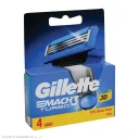 تیغ یدک اصلاح مردانه مدل Mach3 Turbo بسته 4 عددی ژیلت