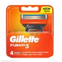 یدک تیغ 5 لبه مردانه مدل Fusion5 بسته 4 عددی ژیلت