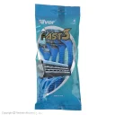 خود تراش 3 لبه مدل Fast 3 بسته 4 عددی سیلور