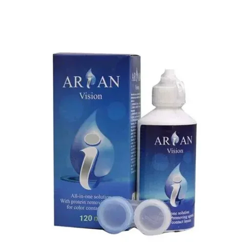 مایع لنز چشم حجم 120 میل آرین