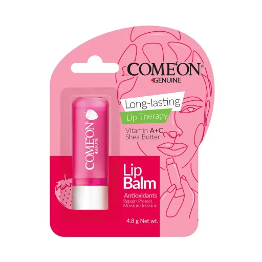 بالم لب نرم و براقکننده توت فرنگی 4.8 گرم کامان