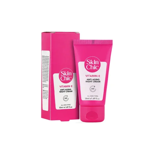 کرم شب ضدچروک حاوی ویتامین E حجم 50 میل اسکین شیک