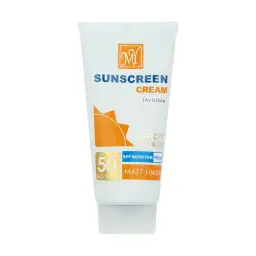 کرم ضد آفتاب با SPF50 بی رنگ مدل اسپات گارد مات 4 کاره مناسب انواع پوست حجم 50 میل مای