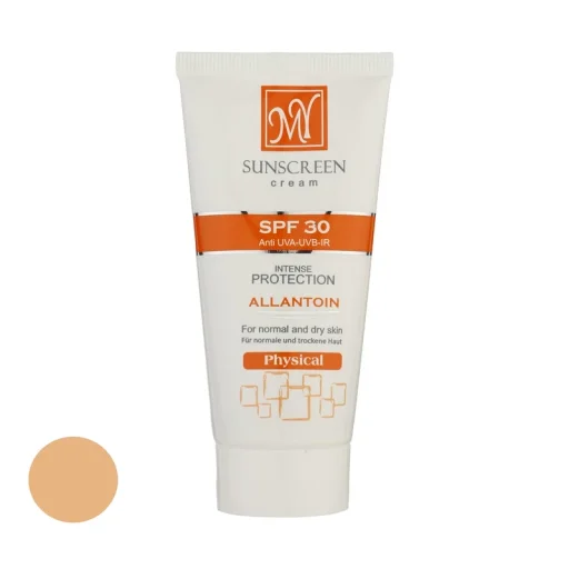 کرم ضدآفتاب SPF30 فیزیکال رنگی حجم 50 میل مای