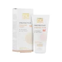 کرم ضدآفتاب SPF50+ هایلی پروتکتیو مناسب پوستهای نرمال تا خشک رنگی روشن حجم 50 میل نئودرم