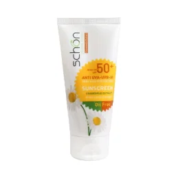 کرم ضدآفتاب SPF50+ فاقد چربی رنگی بژ حجم 50 میل شون