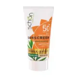 کرم ضد آفتاب دابل شیلد با SPF50+ رنگی طبیعی حاوی چای سبز حجم 50 میل شون