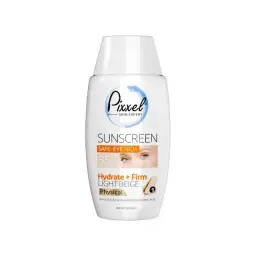 کرم ضد آفتاب با SPF35 دور چشم رنگی بژ روشن حجم 50 میل پیکسل