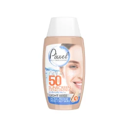 کرم ضدآفتاب SPF50 رنگ بژ روشن مناسب پوست چرب حجم 50 میل پیکسل