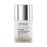 ضد آفتاب فلوئید با SPF50 رنگی بژ روشن حاوی ویتامین سی حجم 40 میل پرایم