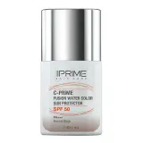 ضد آفتاب فلوئید با SPF50 رنگی بژ طبیعی حاوی ویتامین سی حجم 40 میل پرایم