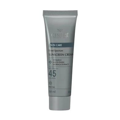 کرم ضد آفتاب با SPF45 آقایان حجم 50 میل سینره