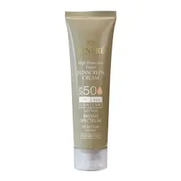 کرم ضد آفتاب با SPF50 رنگی بژ روشن حجم 50 میل سینره