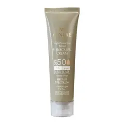 کرم ضد آفتاب با SPF50 رنگی بژ طبیعی حجم 50 میل سینره
