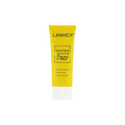 کرم ضد آفتاب با SPF50 رنگی بژ طبیعی مناسب پوست چرب حجم 40 میل لیپورکس