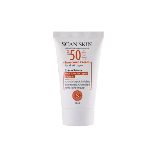 کرم ضدآفتاب و ضدلک SPF50 مناسب انواع پوست حجم 40 میل اسکن اسکین