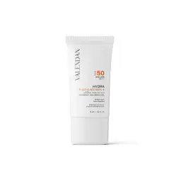 فلوئید ضد آفتاب آبرسان با SPF50 رنگی بژ روشن حجم 50 میل ولندان