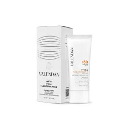 فلوئید ضدآفتاب آبرسان SPF50 فاقد رنگ حجم 50 میل ولندان
