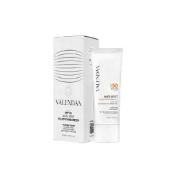 فلوئید ضد آفتاب ضد لک با SPF50 بی رنگ حجم 50 میل ولندان