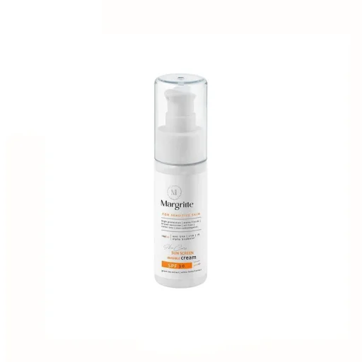 کرم ضدآفتاب SPF30 مناسب پوستهای حساس حجم 50 میل مارگریت
