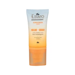 سرم ضد آفتاب با SPF50 بی رنگ مناسب انواع پوست حجم 40 میل الارو