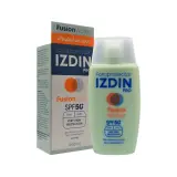 کرم ضد آفتاب با SPF50 بی رنگ مدل Fusion Water مناسب انواع پوست حجم 50 میل ایزدین پرو