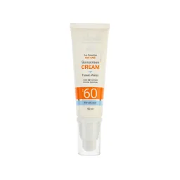 کرم ضد آفتاب با SPF60 بی رنگ فیوژن واتر مناسب پوست چرب حجم 50 میل ثمین