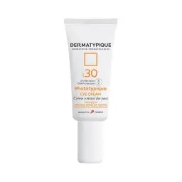 کرم ضد آفتاب با SPF30 بی رنگ دور چشم مدل فتوتیپیک حجم 20 میل درماتیپیک