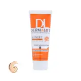 ضد آفتاب با SPF50 رنگی بژ روشن مدل Sunlift مناسب پوست چرب حجم 40 میل درمالیفت