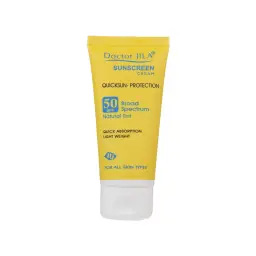 کرم ضد آفتاب با SPF50 رنگی مدل کوئیک سان پروتکشن حجم 50 میل دکتر ژیلا