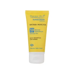 کرم ضد آفتاب با SPF50 رنگی مدل کوئیک سان پروتکشن حجم 50 میل دکتر ژیلا