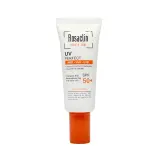 کرم ضد آفتاب با SPF50 رنگی بژ طبیعی مناسب پوست چرب و مختلط حجم 40 میل رزاکلین