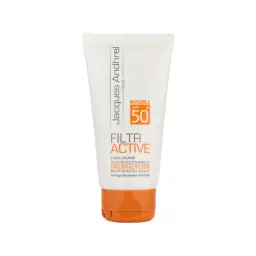 کرم ضد آفتاب با SPF50 بی رنگ مناسب پوست خشک و نرمال حجم 50 میل ژاک آندرل