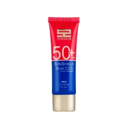 کرم ژل ضد آفتاب با SPF50 بی رنگ مخصوص آقایان حجم 50 میل ساین اسکین