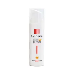 ضد آفتاب فلوئیدی با SPF50 مدل Sun Defence مناسب انواع پوست حجم 50 میل سیسپرسا
