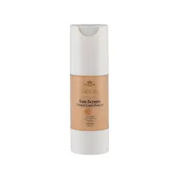 کرم ضد آفتاب با SPF50 رنگی لایت فرنچ مناسب انواع پوست حجم 30 میل لانوکر