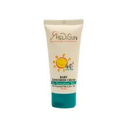 کرم ضد آفتاب کودک با SPF40 مناسب پوست حساس حجم 50 میل مدیسان