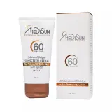 کرم ضد آفتاب با SPF60 رنگی مناسب پوست چرب و نرمال حجم 50 میل مدیسان