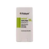 ضد آفتاب استیکی با SPF50 بی رنگ مدل Activit مناسب پوست چرب و مختلط وزن 20 گرم ویتالیر