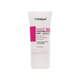 ضد آفتاب فلوئیدی با SPF50 رنگی نچرال بژ مدل Sensivit مناسب پوست حساس حجم 50 میل ویتالیر