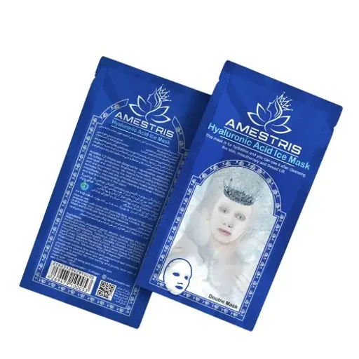 ماسک صورت ورقهای آیس دابل مدل Hyaluronic Acid آمستریس