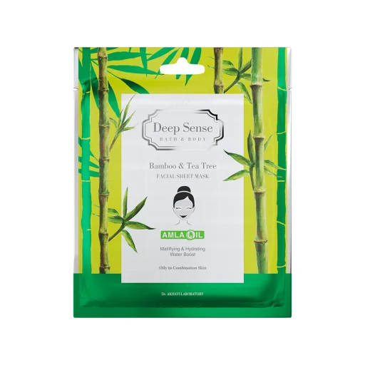 ماسک صورت ورقهای بامبو حجم 25 میل دیپ سنس