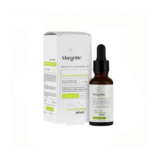 سرم نیاسین آمید مناسب پوستهای چرب و مستعد آکنه حجم 30 میل مارگریت